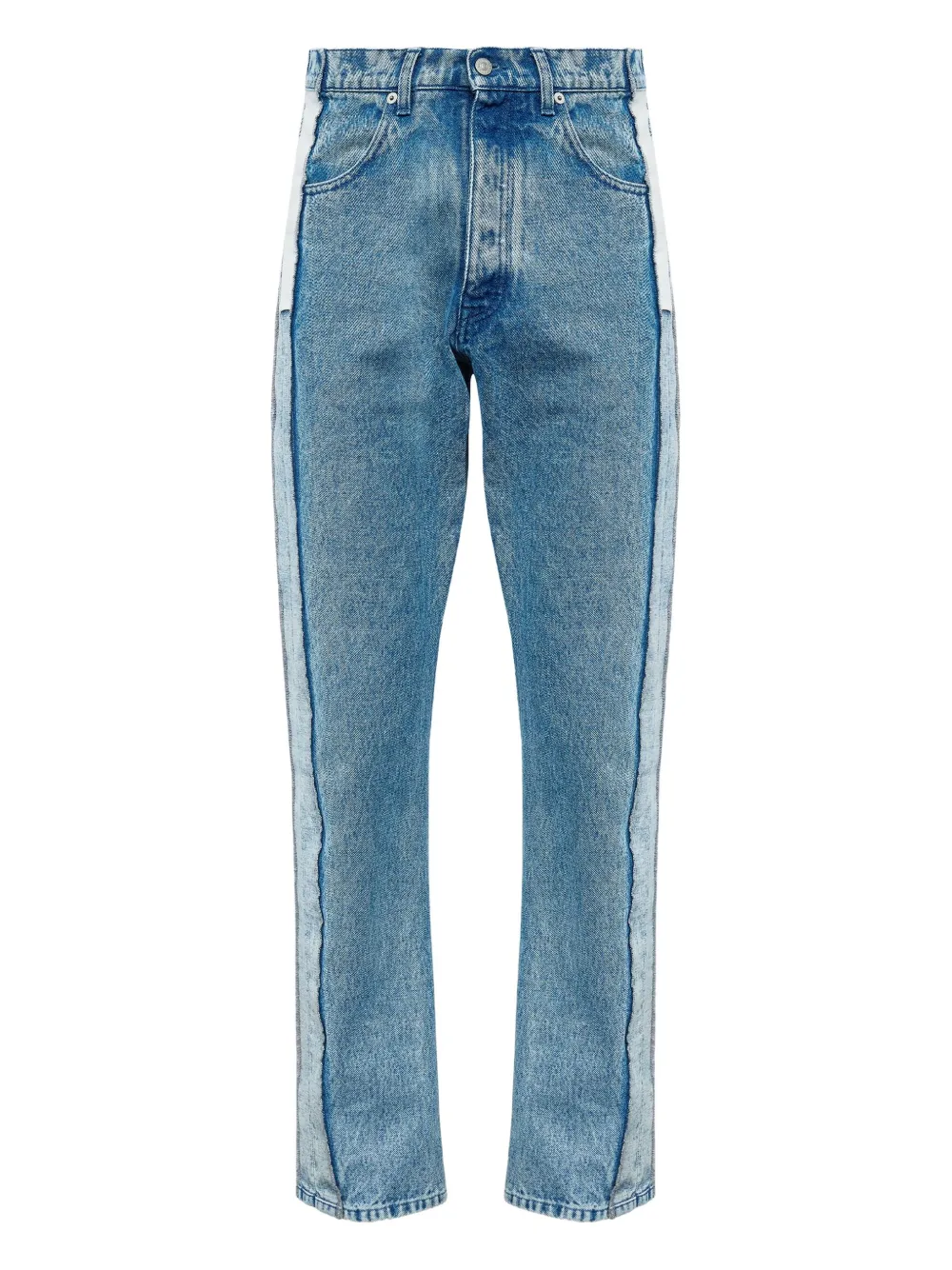 

Джинсы со вставками MM6 Maison Margiela, синий