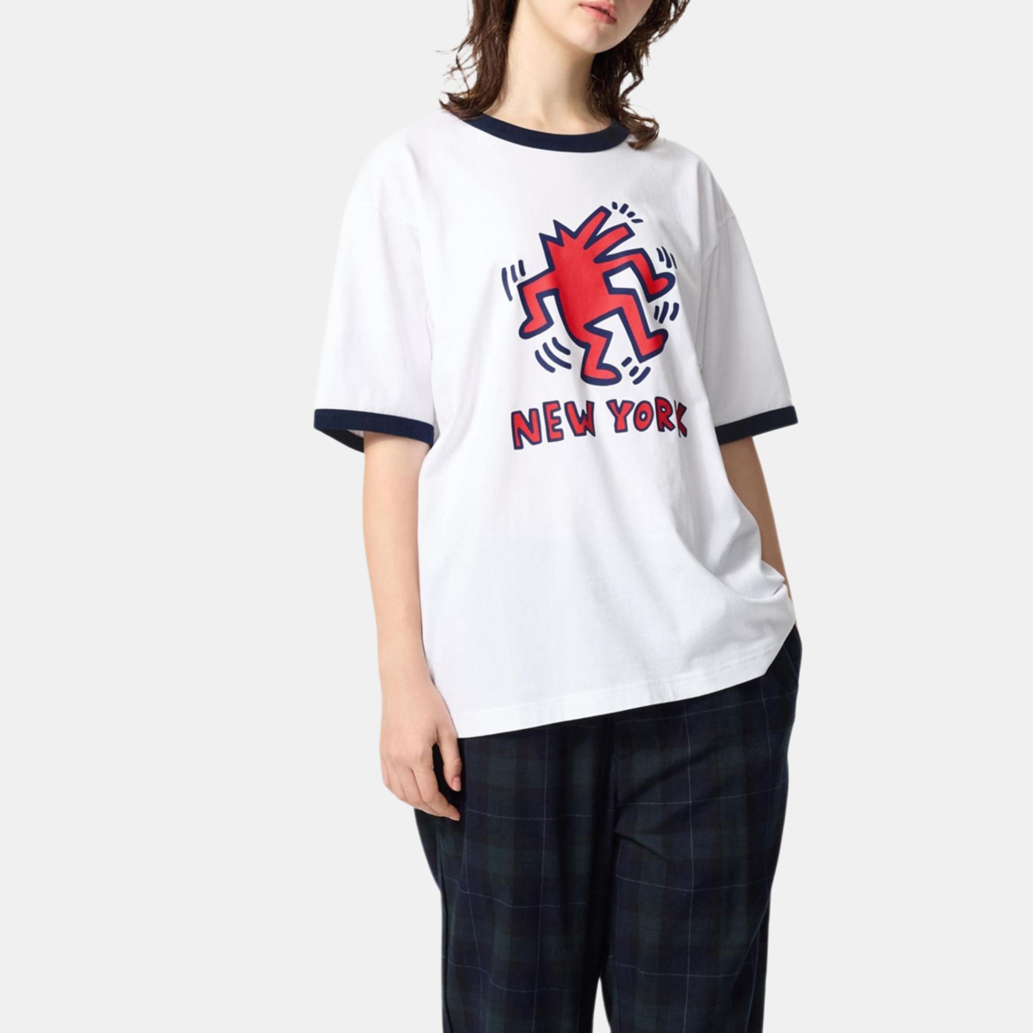 UNIQLO Футболка Keith Haring SS25 Unisex White — фото 3