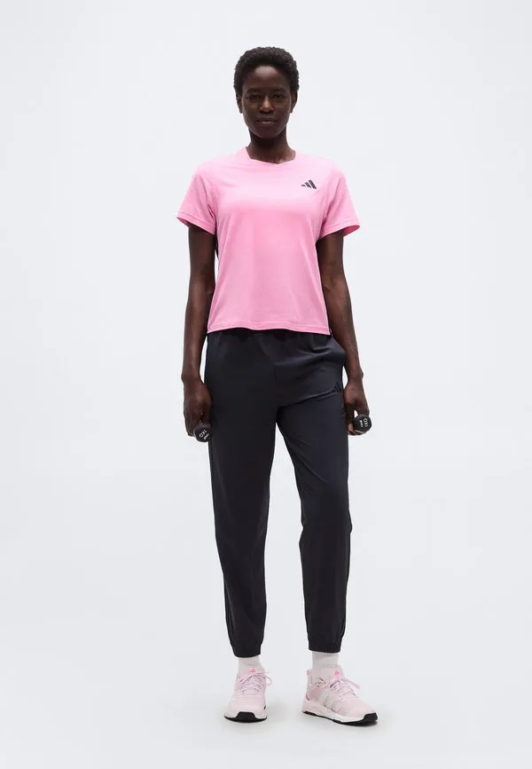 Спортивная футболка с круглым вырезом Adidas Performance, Tropic Bloom/Black — фото 2