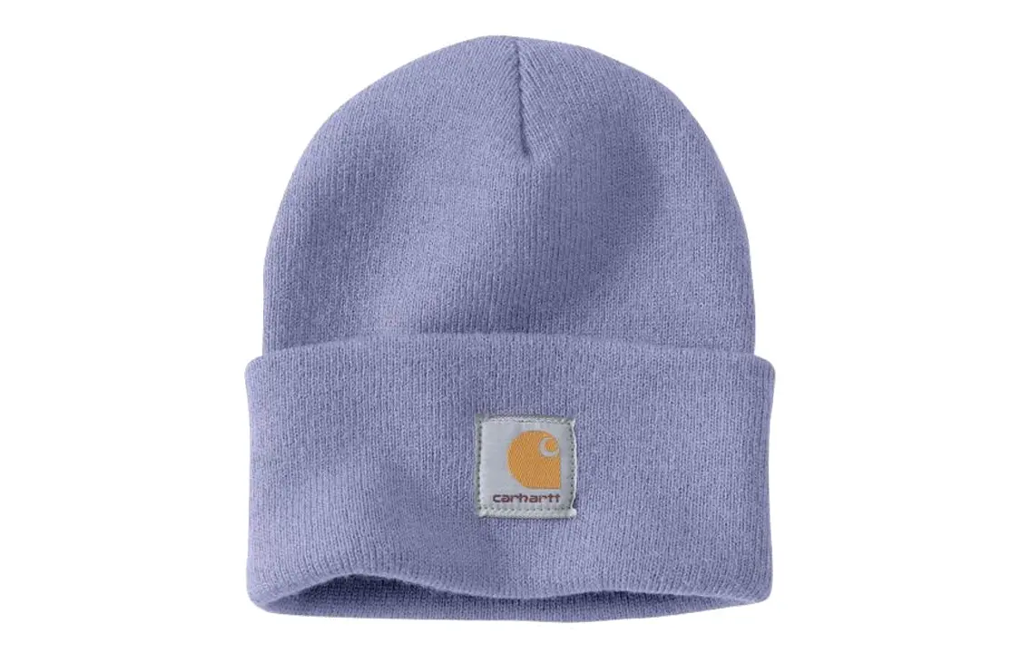 

Carhartt Акриловая унисекс шапка фиолетовая, Purple