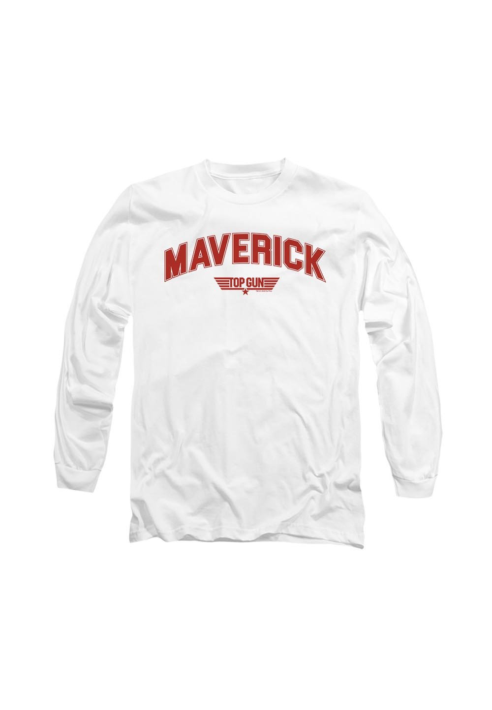 

Топ с длинными рукавами TOP GUN MAVERICK VARSITY Cotton Soul, белый