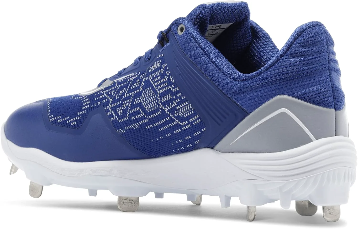 Boombah Viper Pureknit Мужские металлические бутсы - Статус - Разнообразие цветов - Разные размеры, синий/серый/белый — фото 2