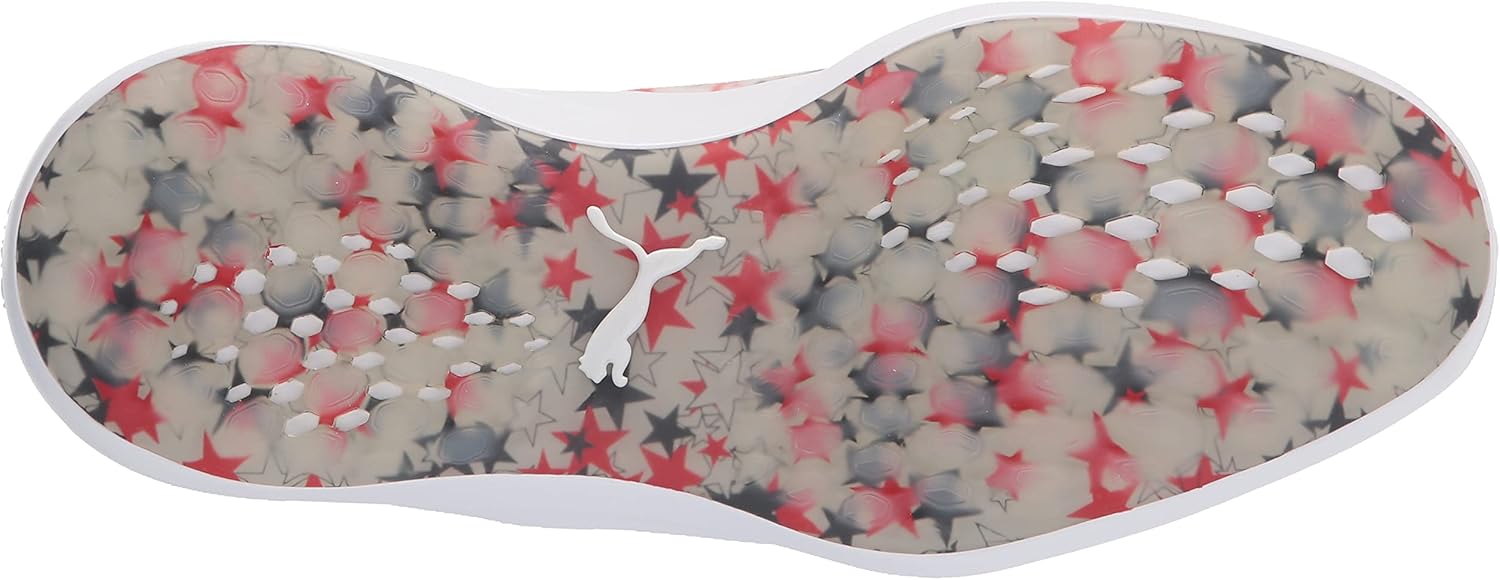 Мужские кроссовки Puma Ignite Fasten8 USA, белый/темно-синий/красный — фото 4