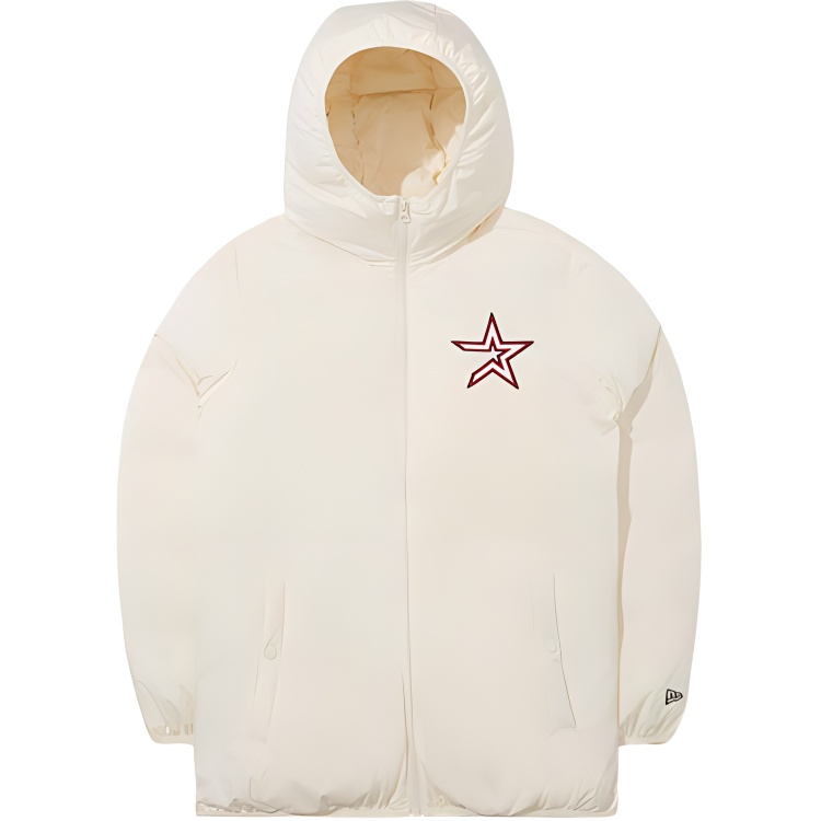 

New Era Пуховик унисекс слоновая кость белый, Ivory White