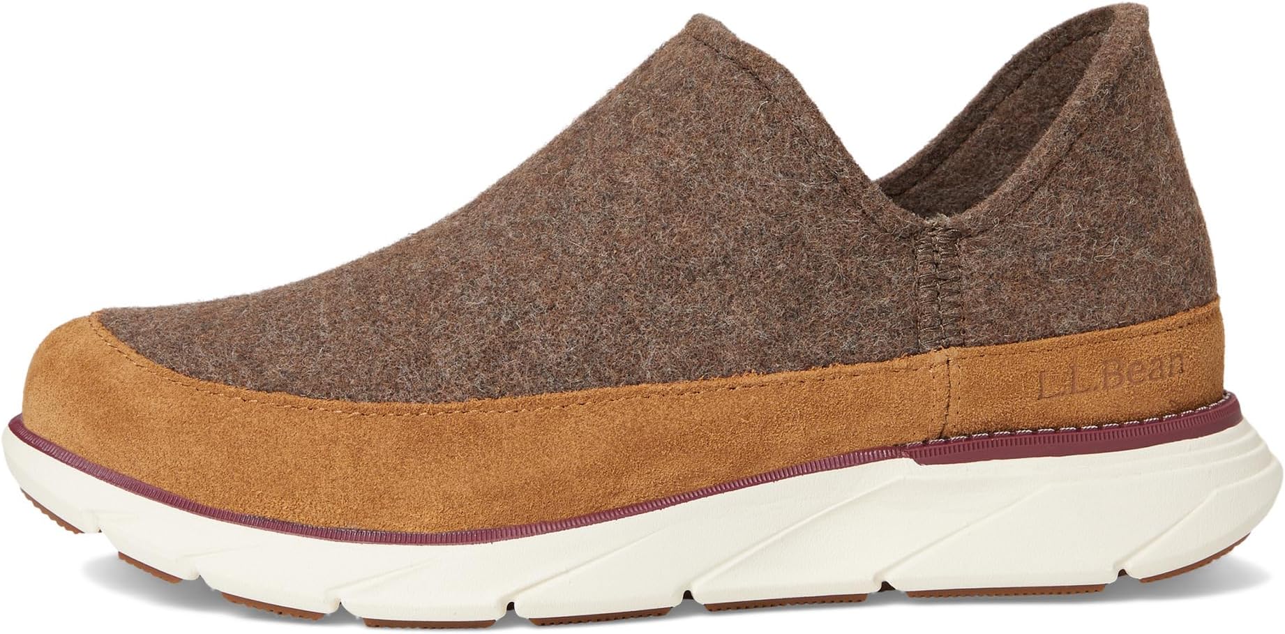 Лоферы L.L.Bean Downeast Slip On Wool, цвет Toasted Coconut — фото 4