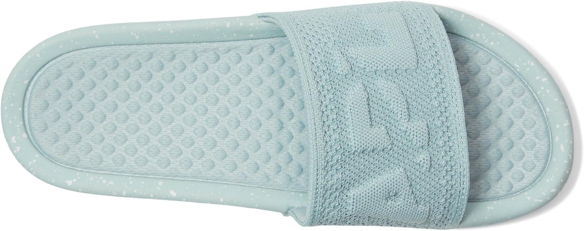 Сандалии Athletic Propulsion Labs (APL) Women's Big Logo Techloom Slide, Low Tide/Aqua Mist/Speckle — фото 2