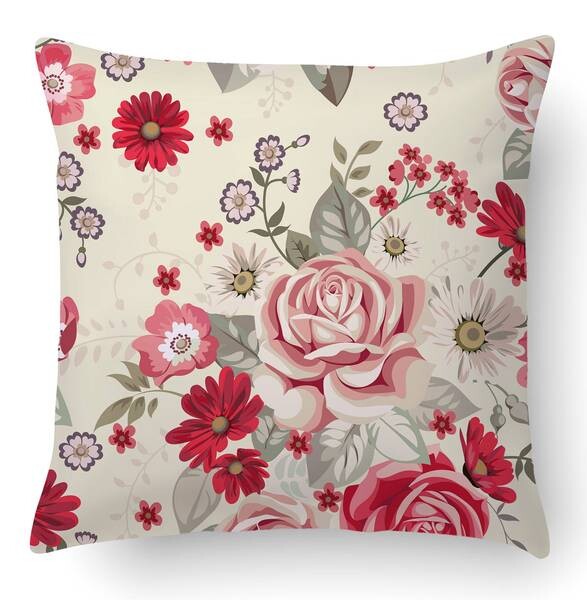 

Подушка с цифровой печатью Ideallux, 40x5x40 см, многоцветный