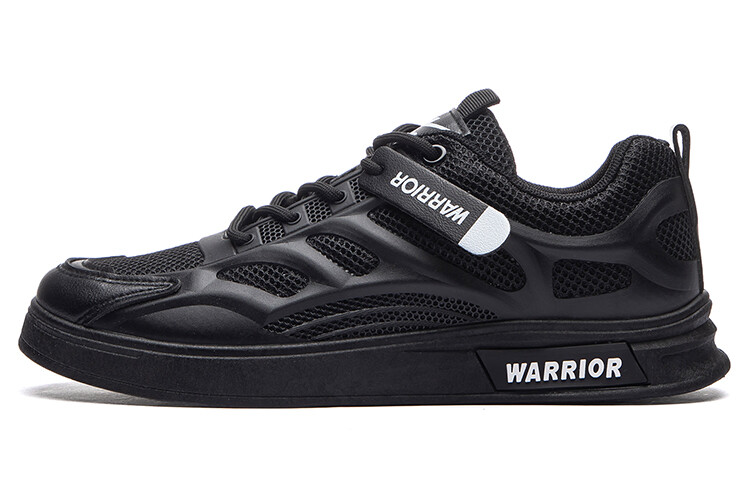 

Кроссовки WARRIOR Skateboarding Shoes Men Low-top Black, черный