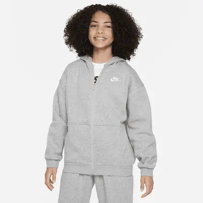

Худи Nike Sportswear Club Fleece, серый/белый