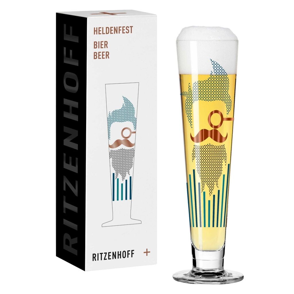 

Пивной бокал Hero Festival № 10 от Кристин Кордес Ritzenhoff, синий
