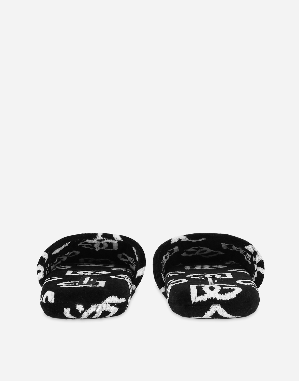 Тапочки из жаккардовой хлопковой махры Dolce & Gabbana, мультиколор — фото 3