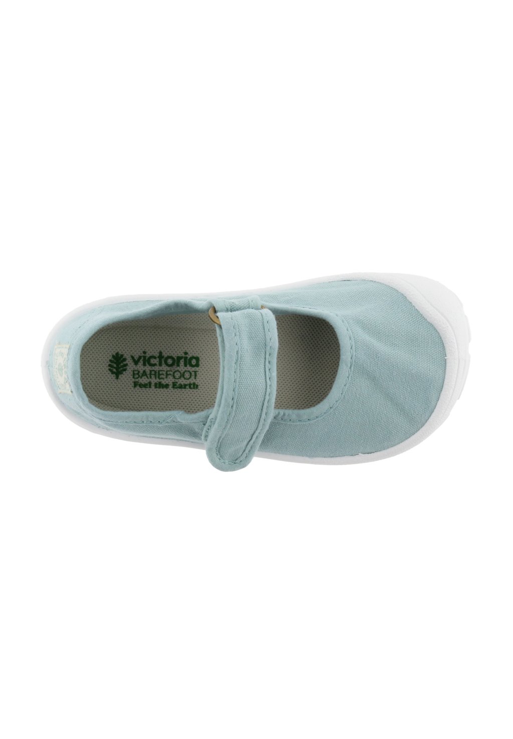 Балетки с ремешком Scarpe primi passi Victoria Shoes, зеленый — фото 3