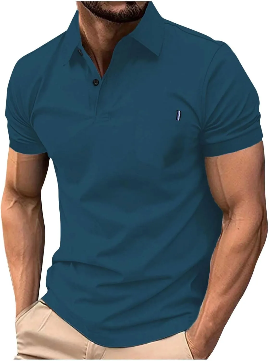 

Мужская поло с коротким рукавом для гольфа Ozmmyan