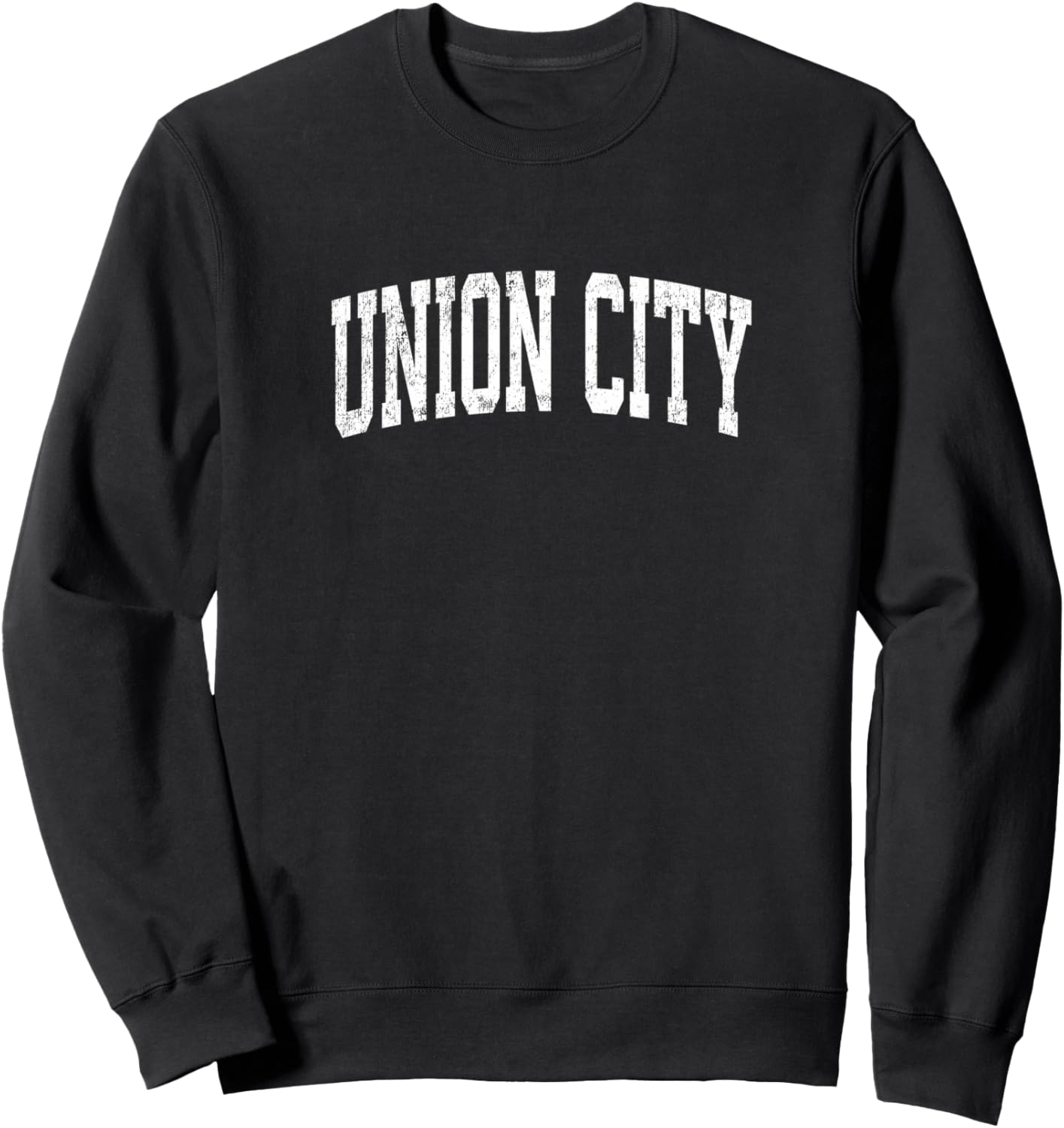 

Винтажная спортивная толстовка с дизайном, Юнион-Сити, Нью-Джерси Union City Nj Retro Shirts & Gifts, черный