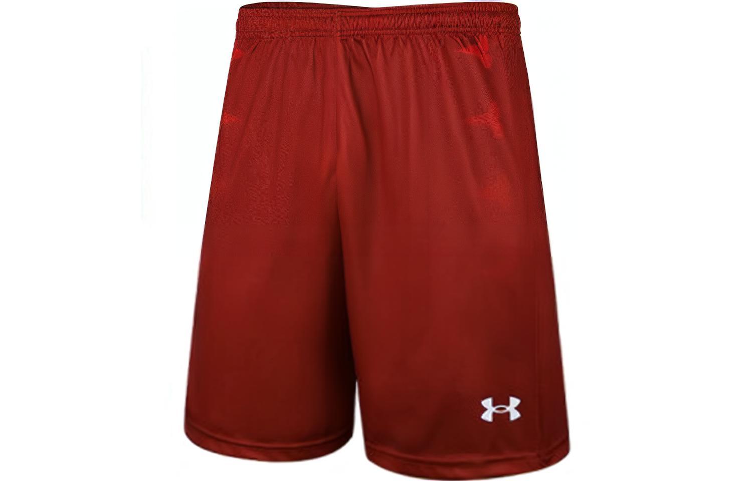 

Юнисекс спортивные шорты красные Under Armour