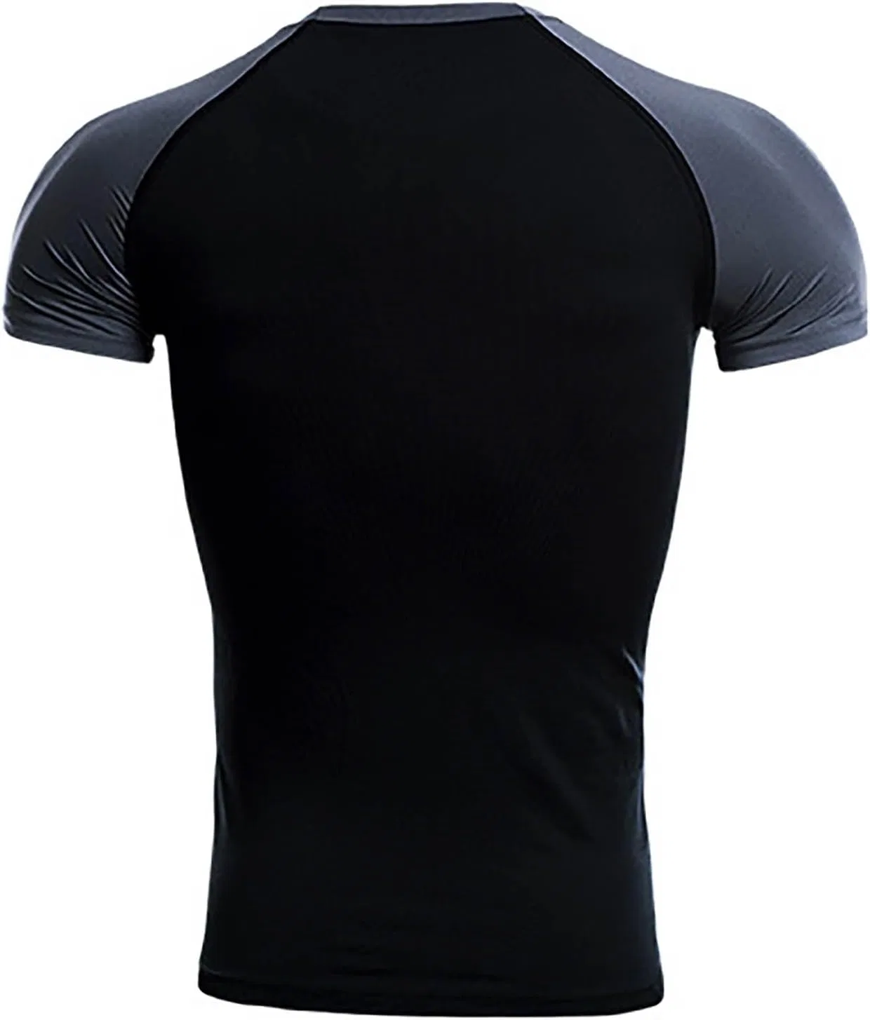 Компрессионная футболка с коротким рукавом, Athletic Muscle Fit, Dark Gray — фото 3