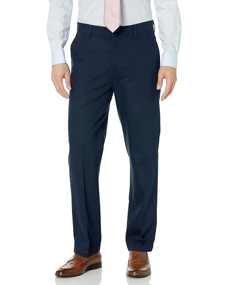

Брюки Dockers Straight Fit Signature Iron Free Khaki with Stain Defender, цвет Navy Blazer