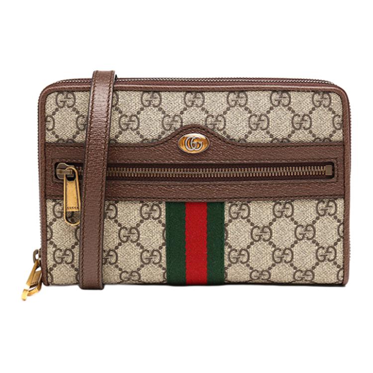 

GUCCI Сумка Ophidia из коровьей кожи, через плечо, унисекс, эбеновое дерево и коричневый