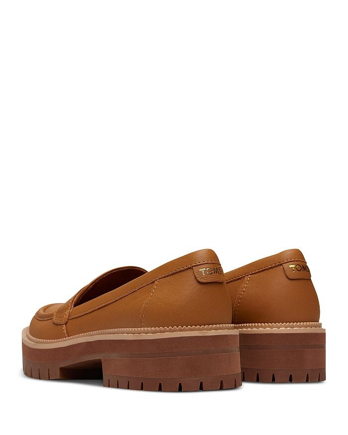 Женские лоферы на плоской подошве Cara без застежек на платформе Penny Loafer TOMS — фото 4