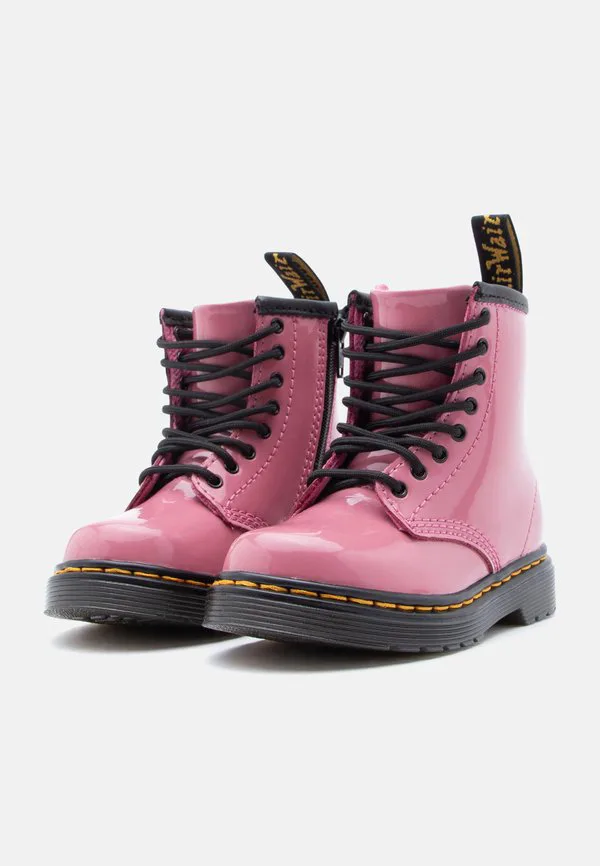 1460 8-луночные ботинки унисекс на шнуровке Dr. Martens, Pink — фото 2