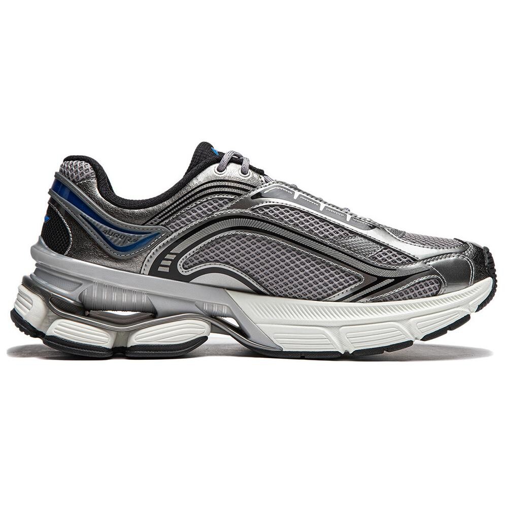 Кроссовки LINING Aurora RENEW Lifestyle Shoes Men Low-top Base Station Silver / Geological Grey, серый — фото 2