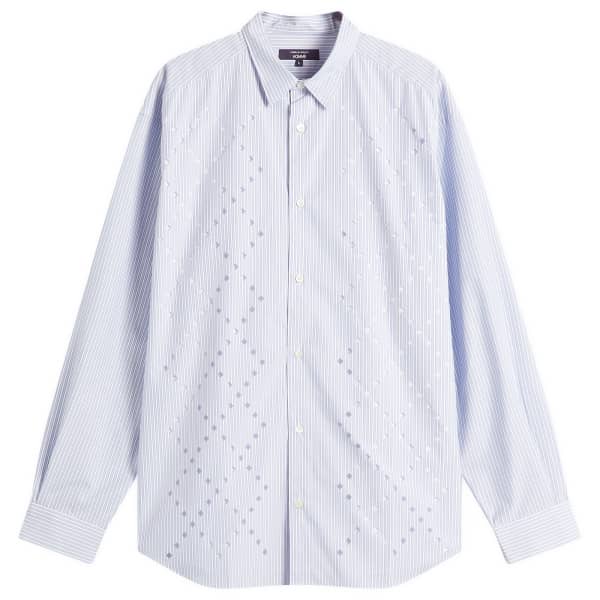 

Рубашка с вырезом в широкую полоску Comme Des Garçons Homme, мультиколор