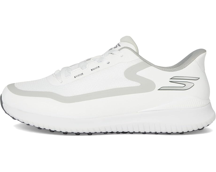 Кроссовки Skechers GO GOLF Flite Spikeless Slip-In Golf Shoe, цвет White/Gray — фото 4