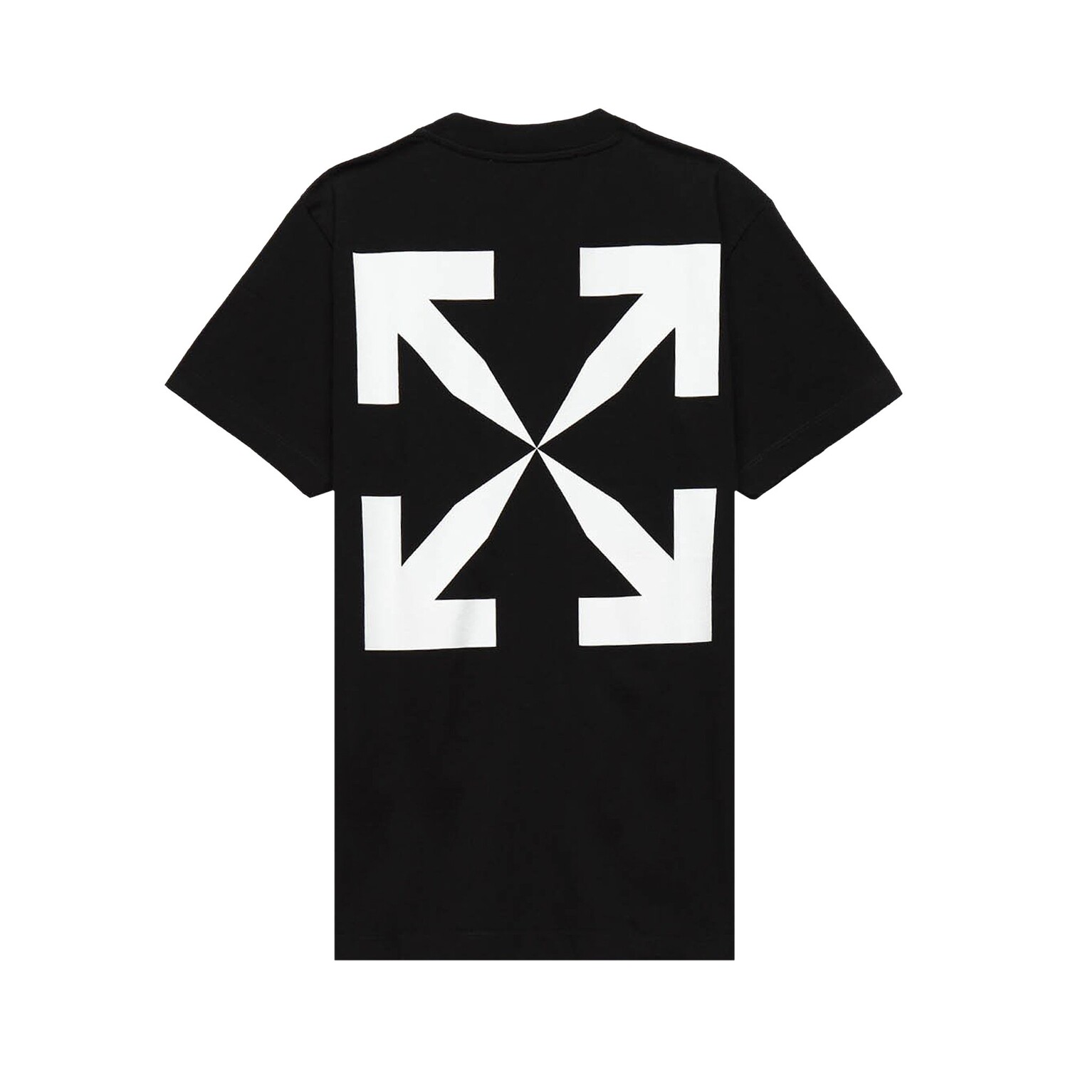 Off-White Узкая футболка Monalisa с короткими рукавами, Черный/Белый — фото 2