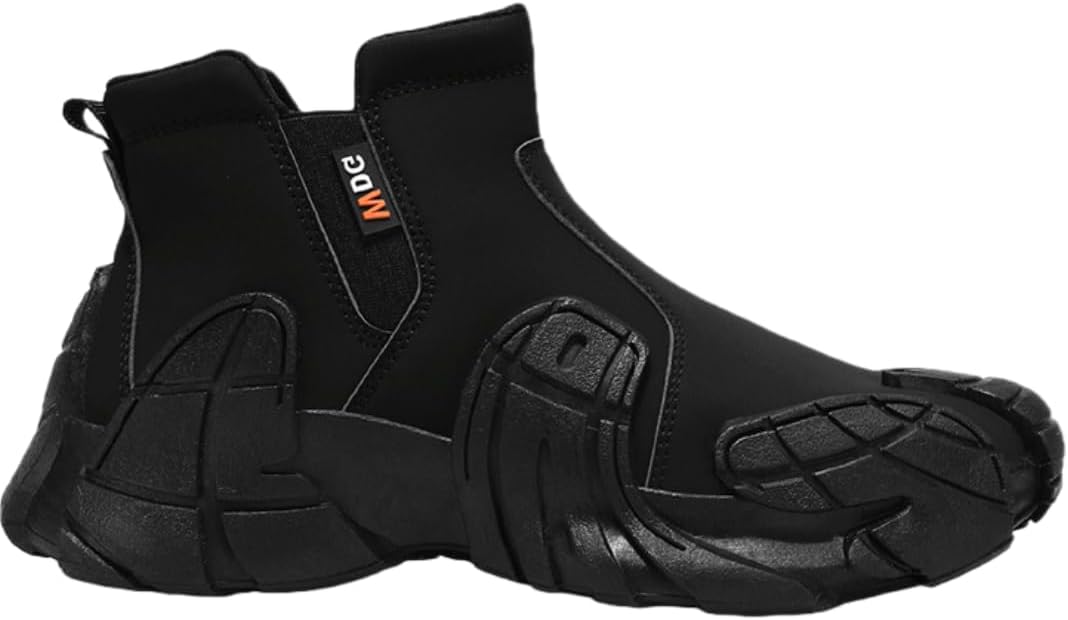 

Мужские модные кроссовки - повседневные и стильные, с толстой подошвой для дополнительного роста, противоскользящие и прочные, подходят для походов на открытом воздухе Generic, черный