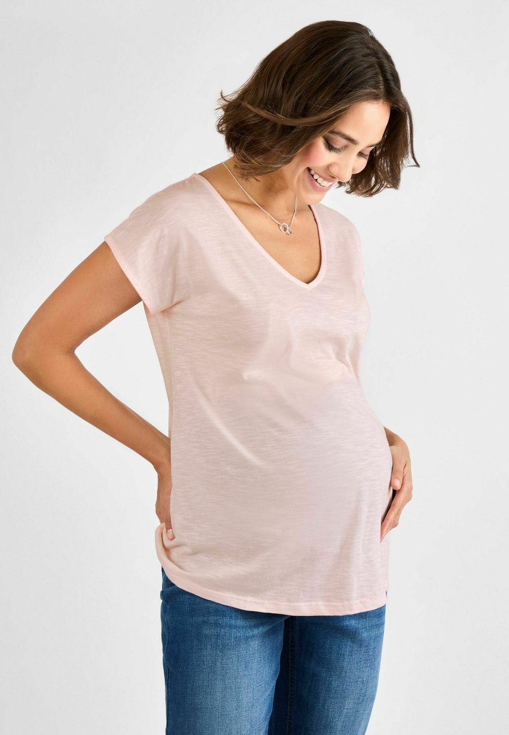 

Базовая футболка MATERNITY FIT JoJo Maman Bébé, розовый