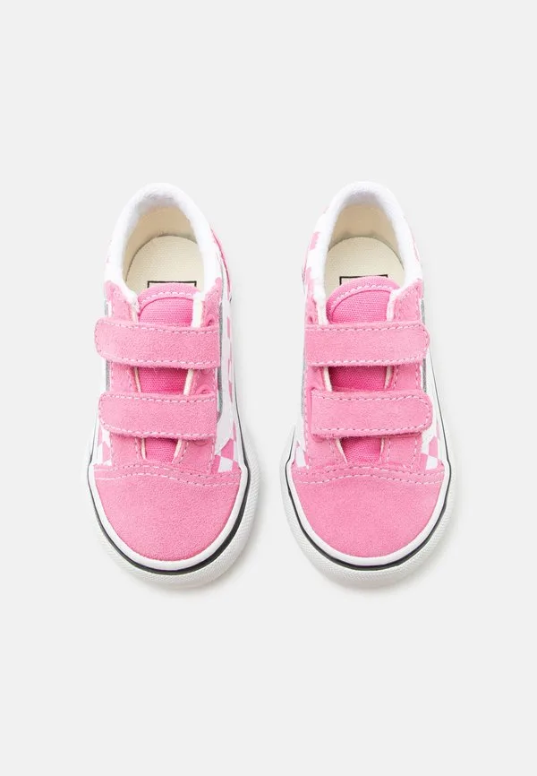 Детские туфли в стиле олдскул Vans, Pink Fizz — фото 4