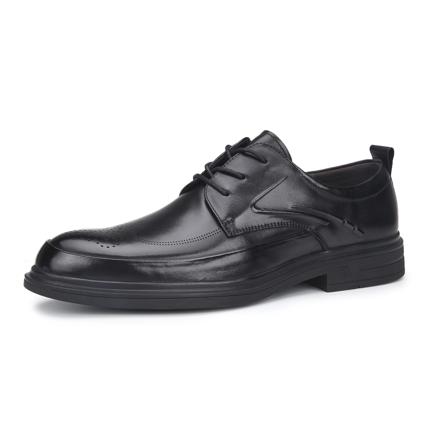 SHUPATE Мужские черные туфли-лодочки, цвет Black Slip-on — фото 3