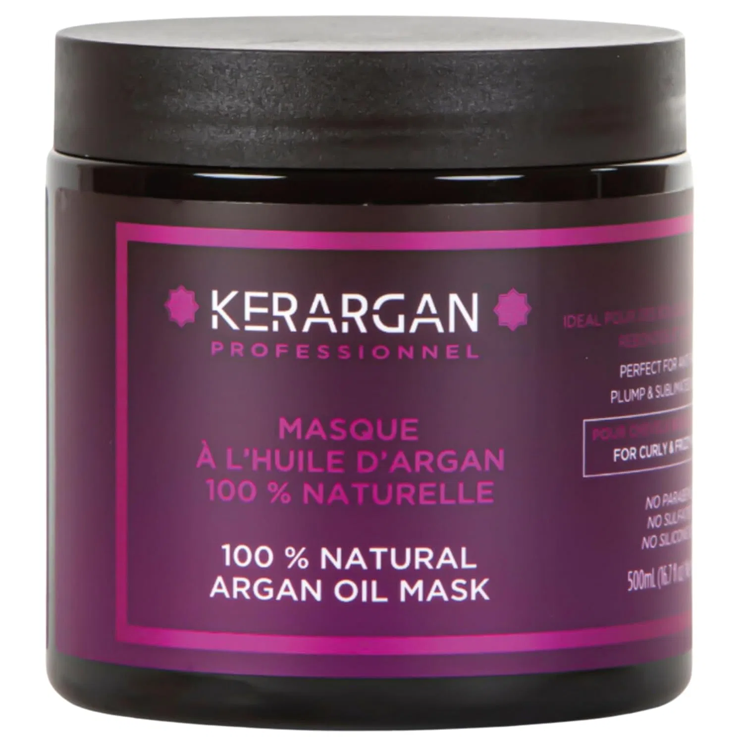 Дисциплинирующая маска для волос с аргановым маслом от Kerargan, 500 мл Kerargan