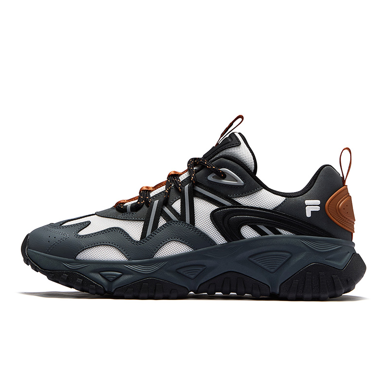 

FILA FUSION Кроссовки для походов FREEROAM, низкие, повседневные, мужские, черно-белые