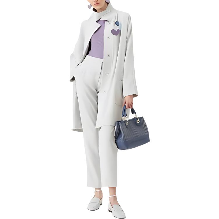 Кашемировый свитер Women's EMPORIO ARMANI, фиолетовый — фото 4