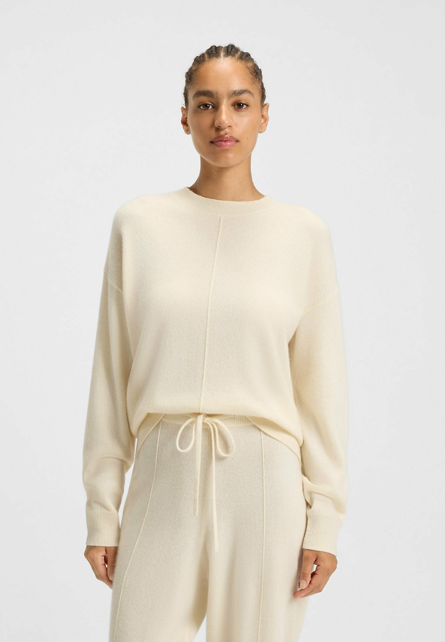 

Джемпер BOSS FASCONA, Natural Eighteen/Off-White