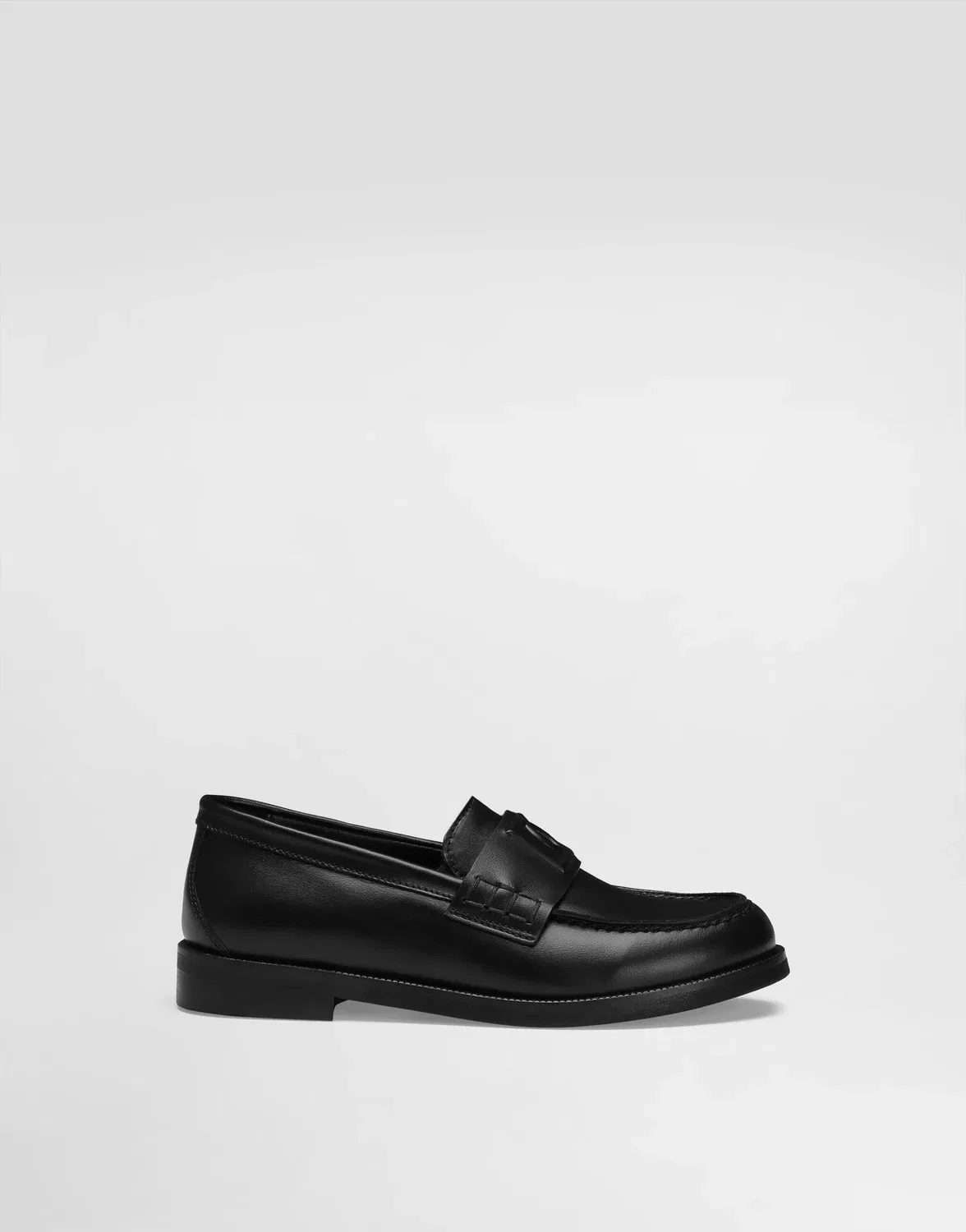 Лоферы из телячьей кожи наппа Dolce&Gabbana, черный