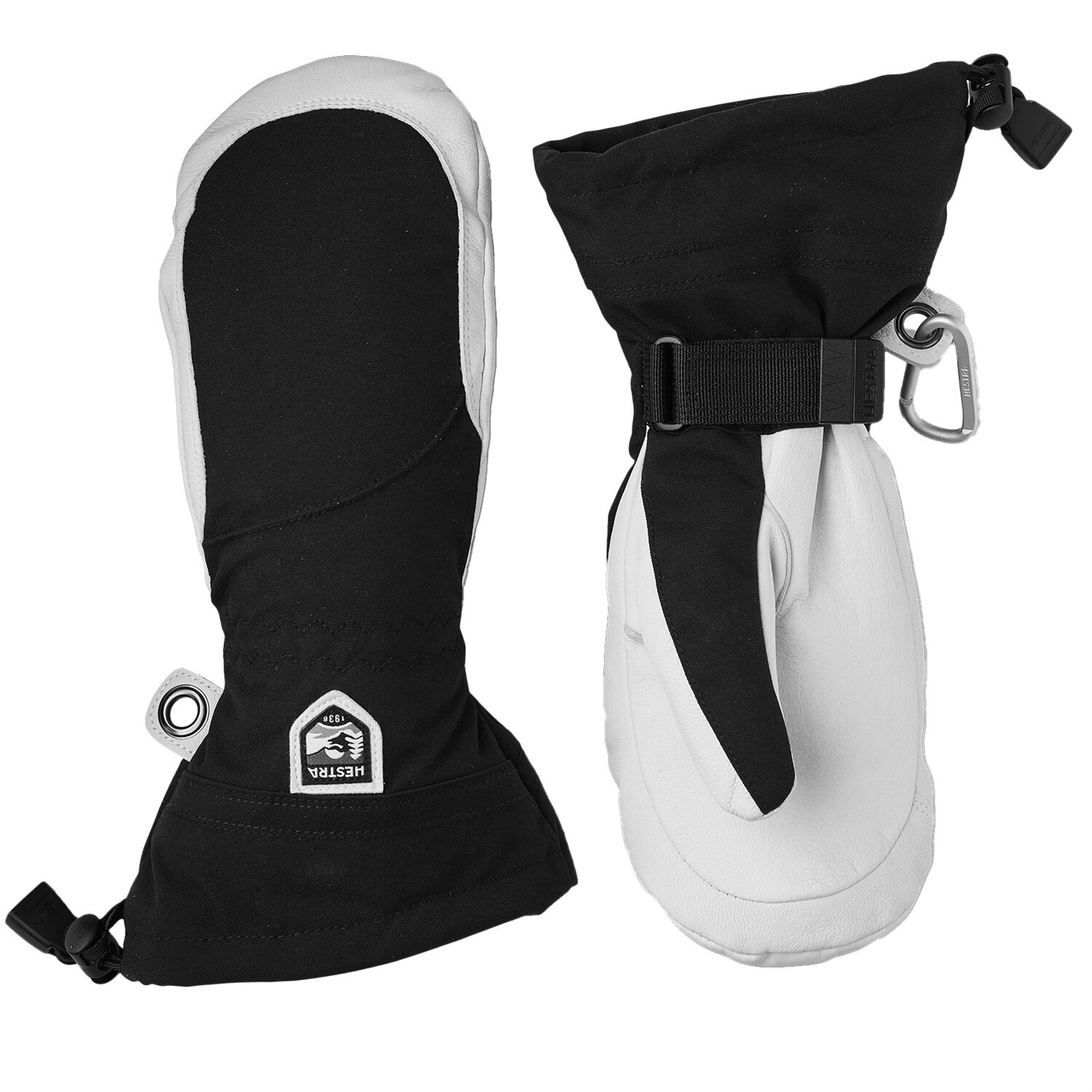 

Рукавицы Hestra Heli, цвет Black/Off White