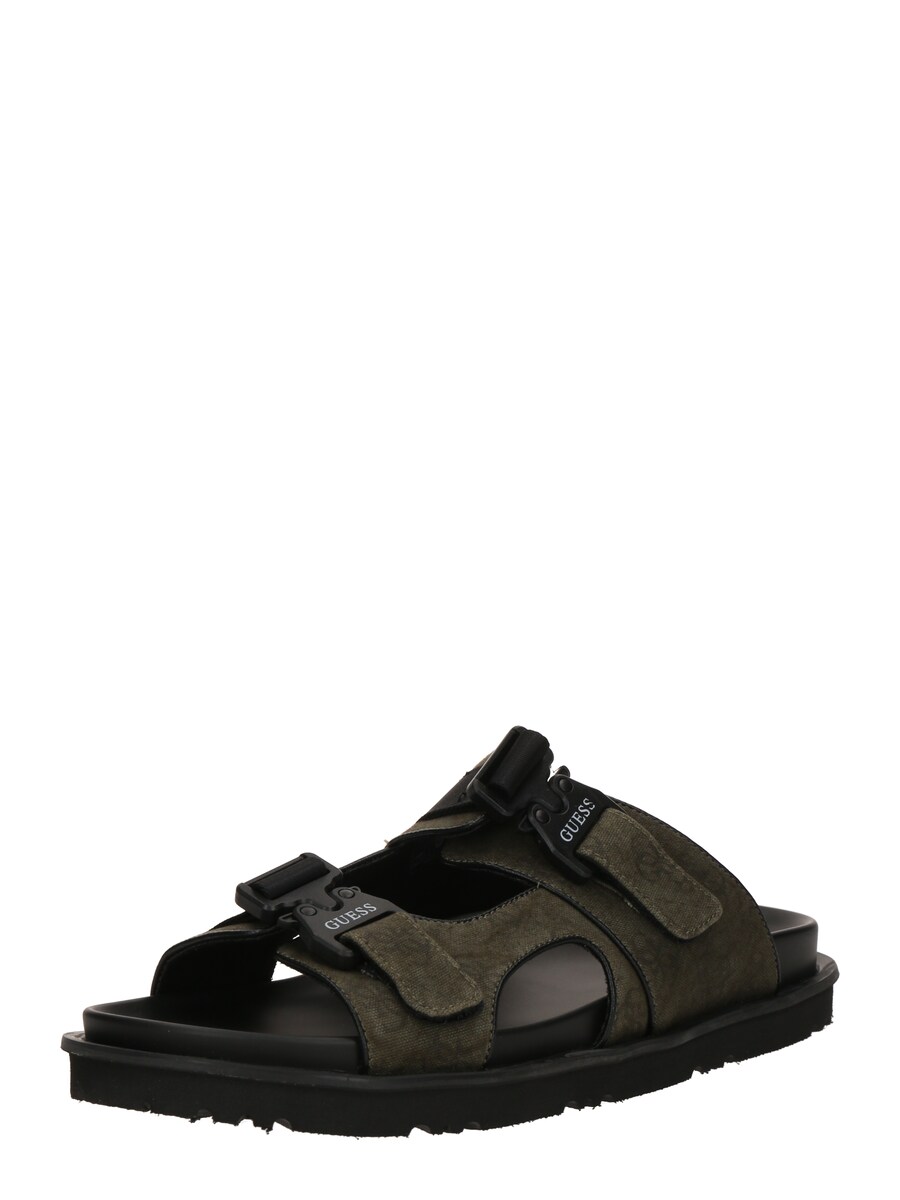 

Мюли GUESS Bahamas, цвет Olive/Dark green