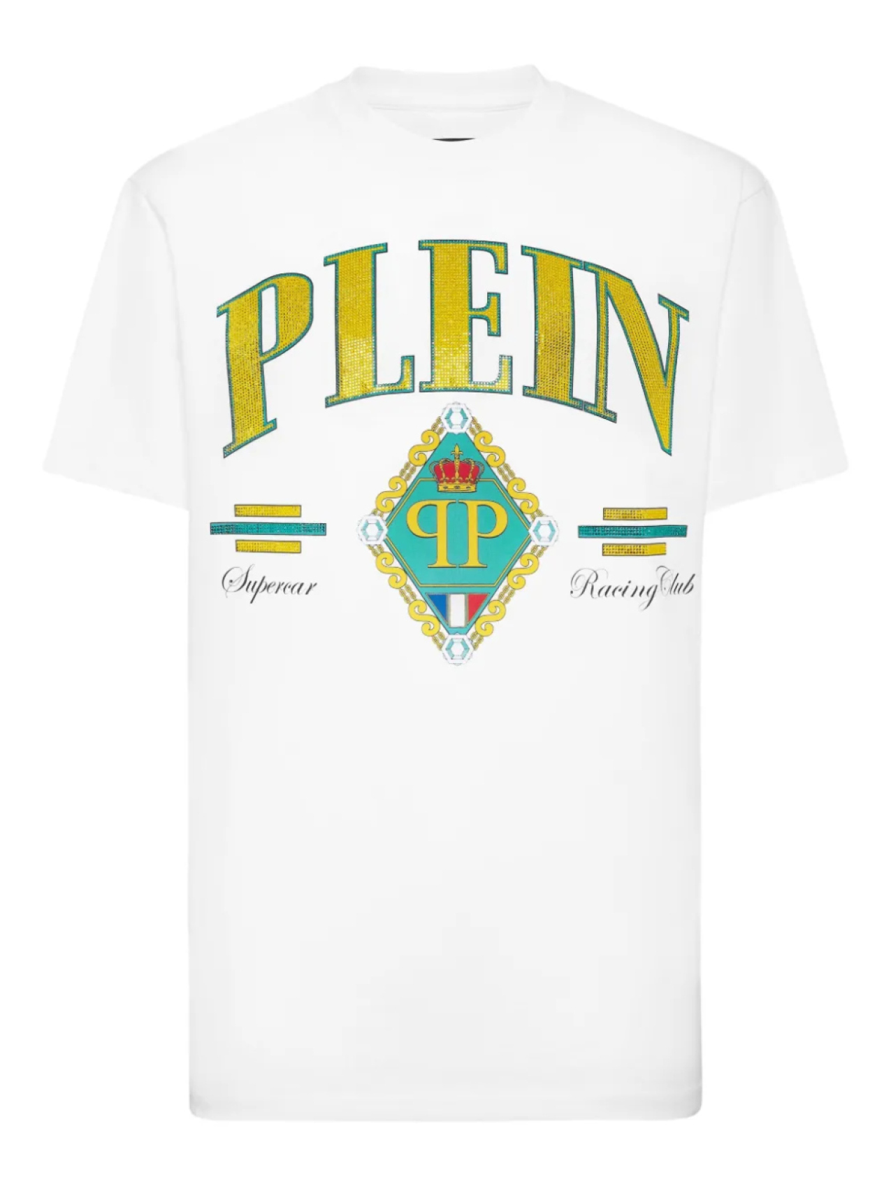 

Футболка «Суперкар Стоунс Стоунс» Philipp Plein, белый