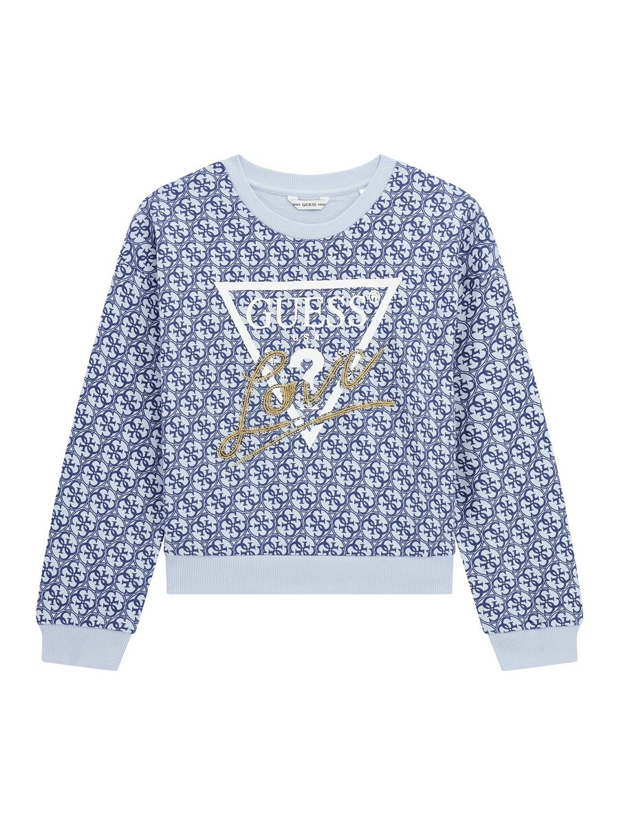 

Толстовка GUESS, цвет Gentian/Light blue