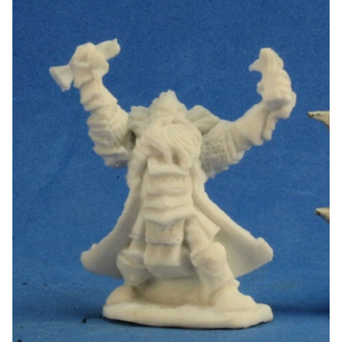 

Миниатюра Reaper Dark Heaven Bones: Thain Grimthorn, Dwarf Cleric