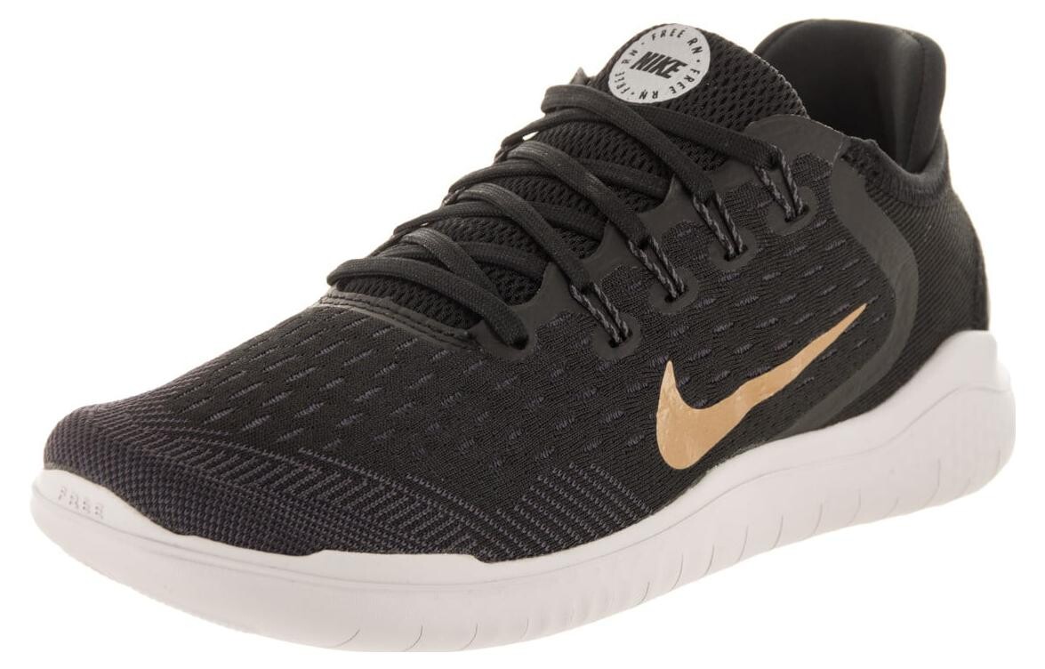 Кроссовки Nike Free RN для женщин, Black/Gold — фото 3