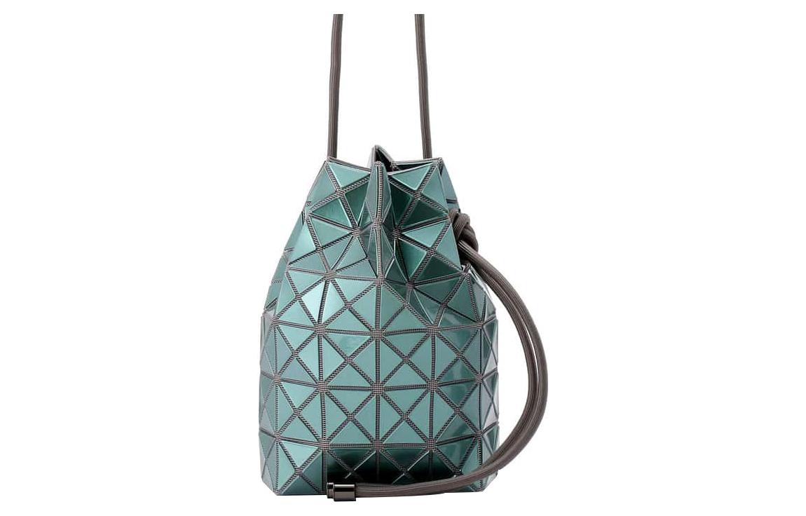 

ISSEY MIYAKE Нейлоновая поясная сумка малая унисекс металлик зелёная
