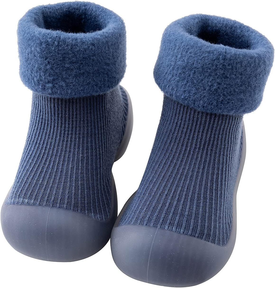 

Младенец Новорожденный Вязаные Мягкие Ботинки Для Девочек и Мальчиков, Малышей, Зимние Теплые Домашние и Тапочки с Плоской Подошвой, Нескользящие Домашние Туфли Generic, синий