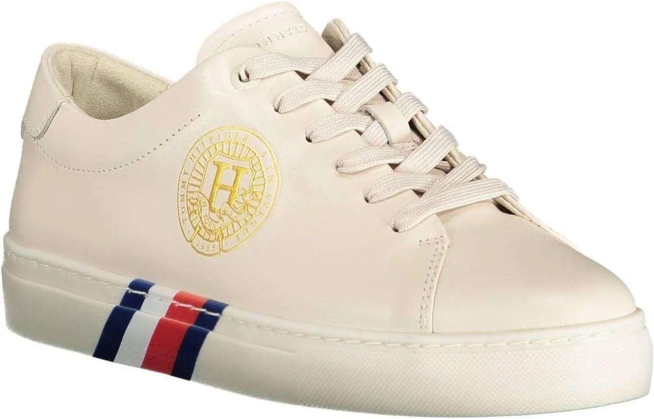 Кроссовки Tommy Hilfiger из бежевого полиэстера — фото 2