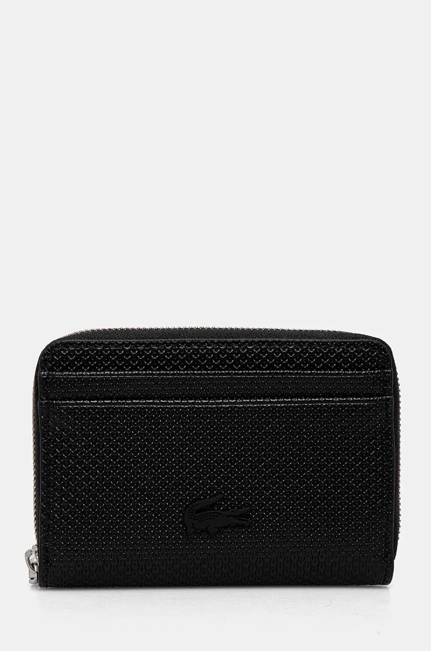 

Кожаный кошелек Lacoste, черный