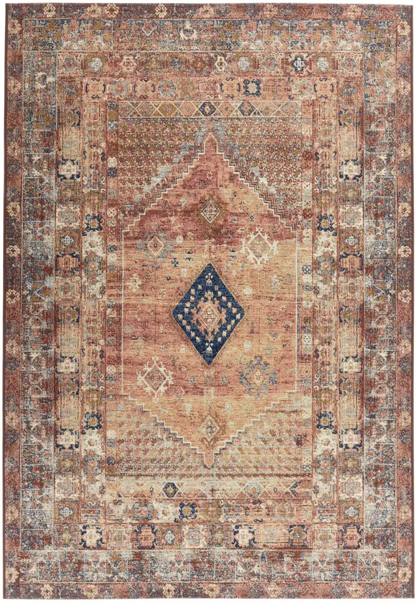 

Ковер TOM TAILOR HOME "Funky Outdoor Orient Two", прямоугольный, плоского плетения, восточный вид, подходит для использования внутри и снаружи, гостиная 60х100 см, коричневый