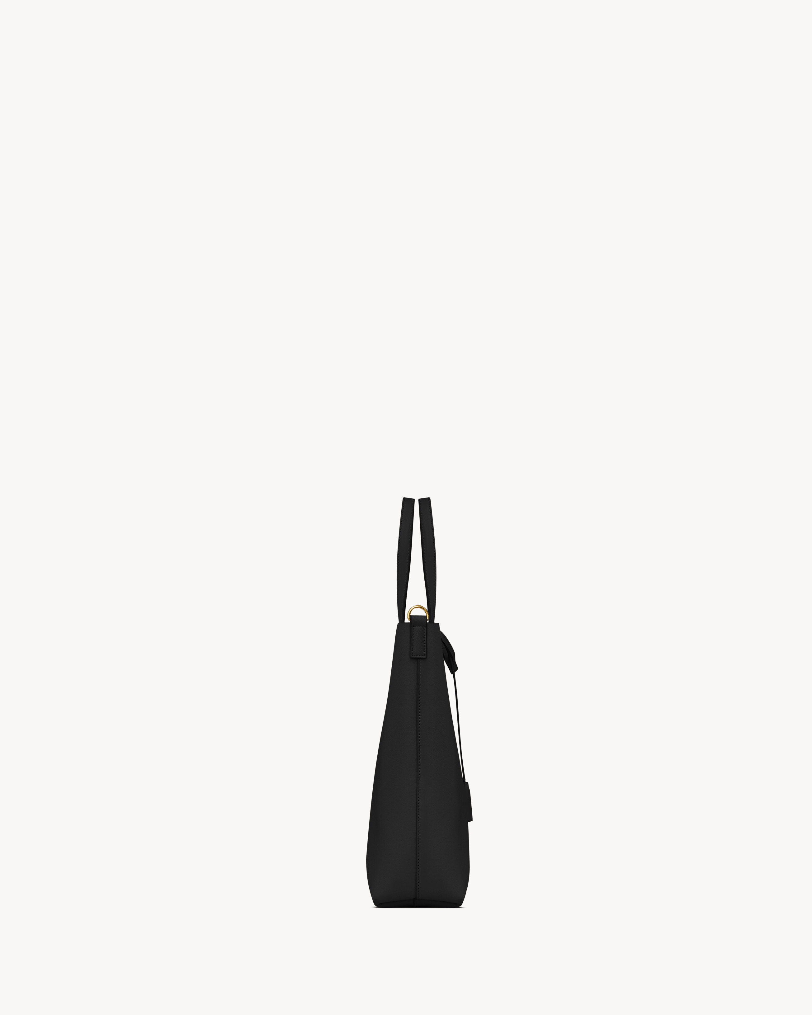 Сумка Shopping Saint Laurent Toy из кожи, черный — фото 4