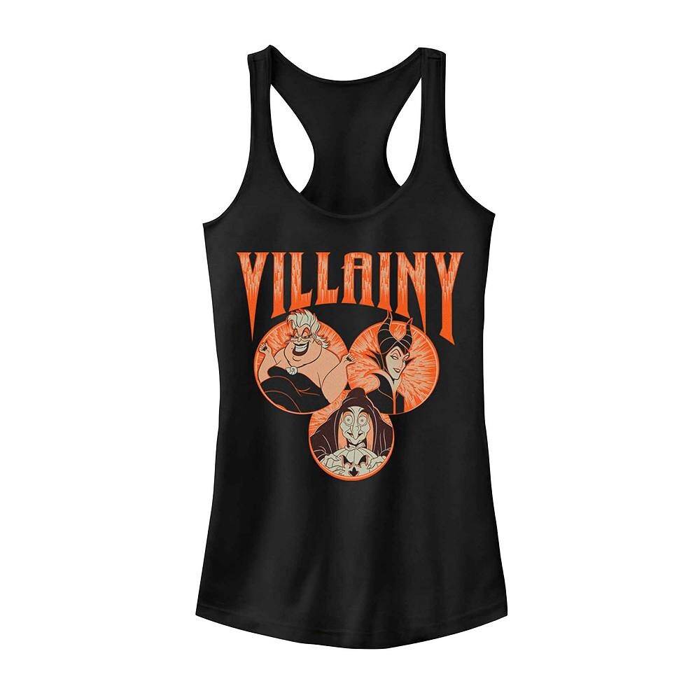 

Майка с плакатом Disney's Villainy Circles для юниоров Licensed Character, черный